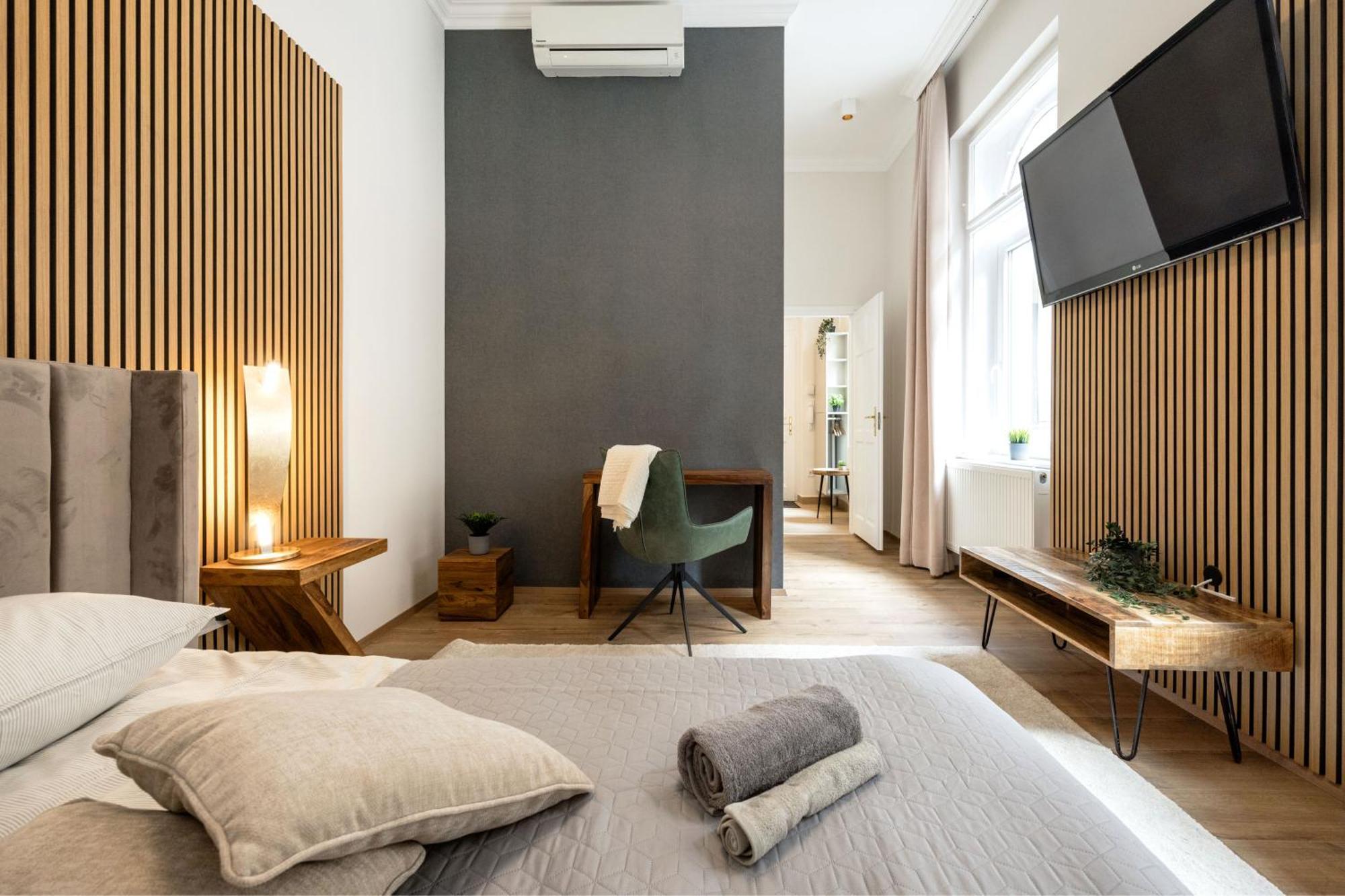 Ferienwohnung Sleek Downtown Living Budapest Exterior foto