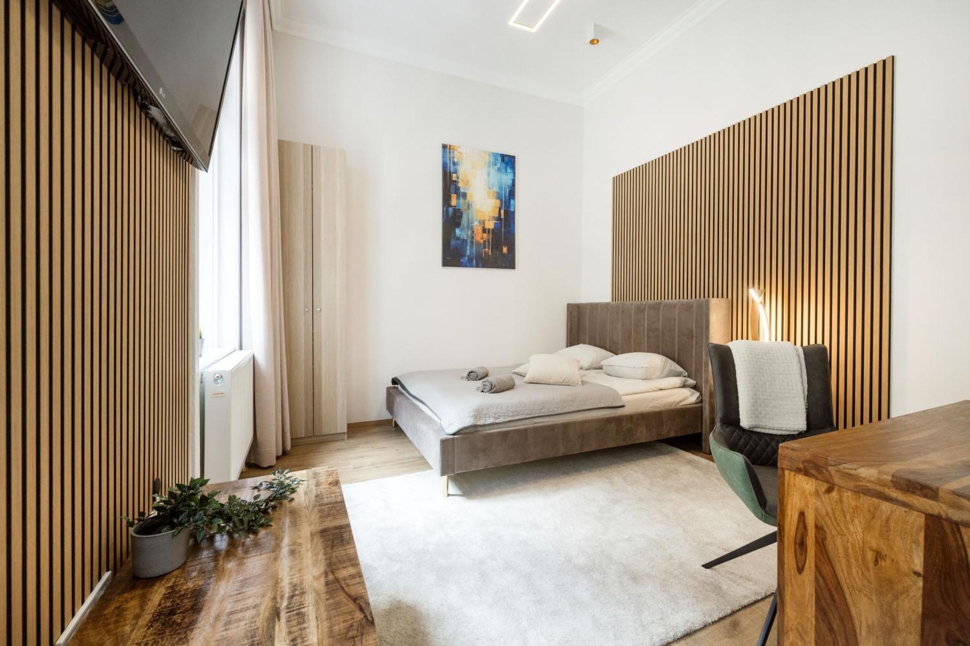 Ferienwohnung Sleek Downtown Living Budapest Exterior foto